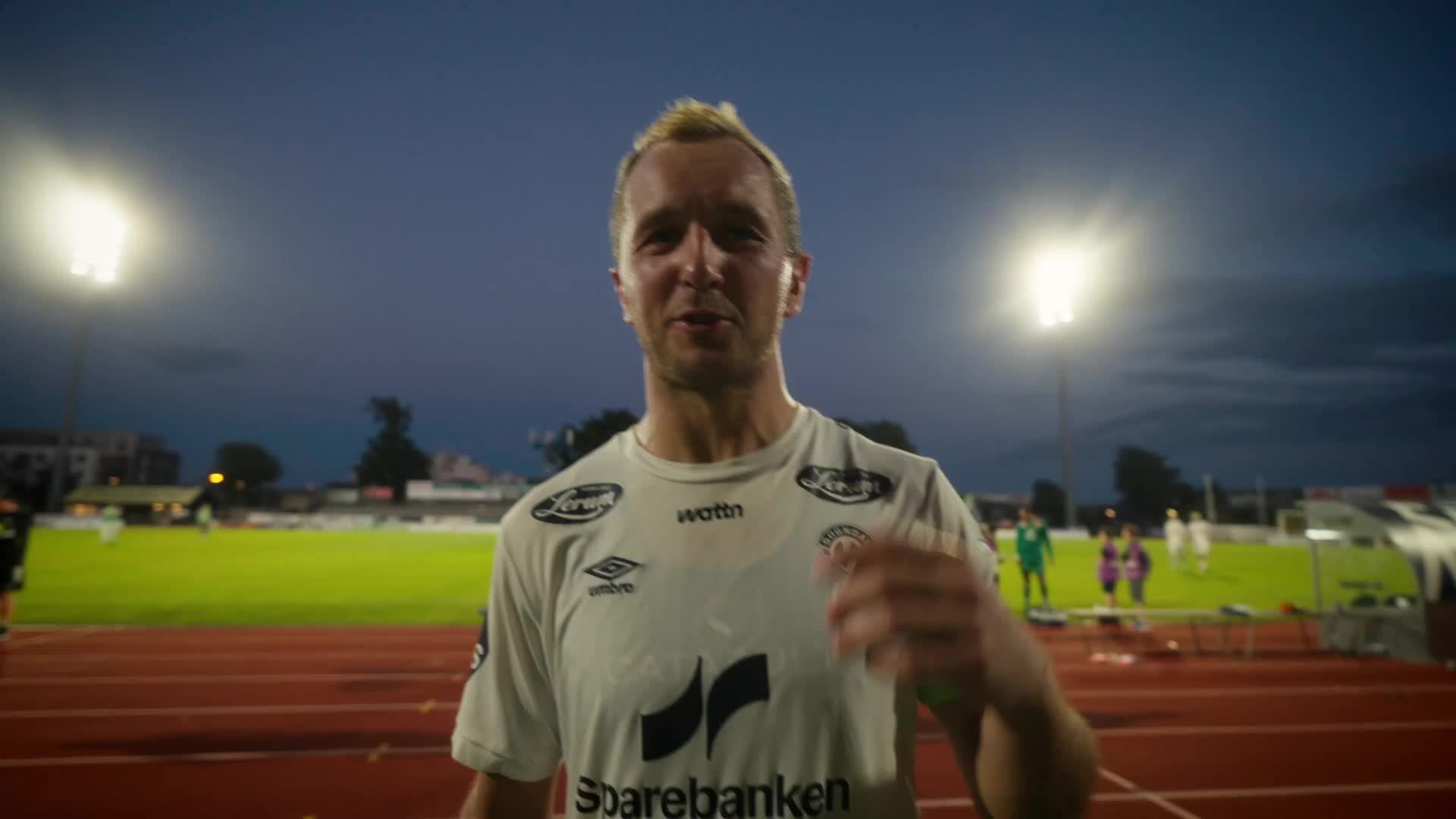 Even Hovland etter 2-2 mot Moss
